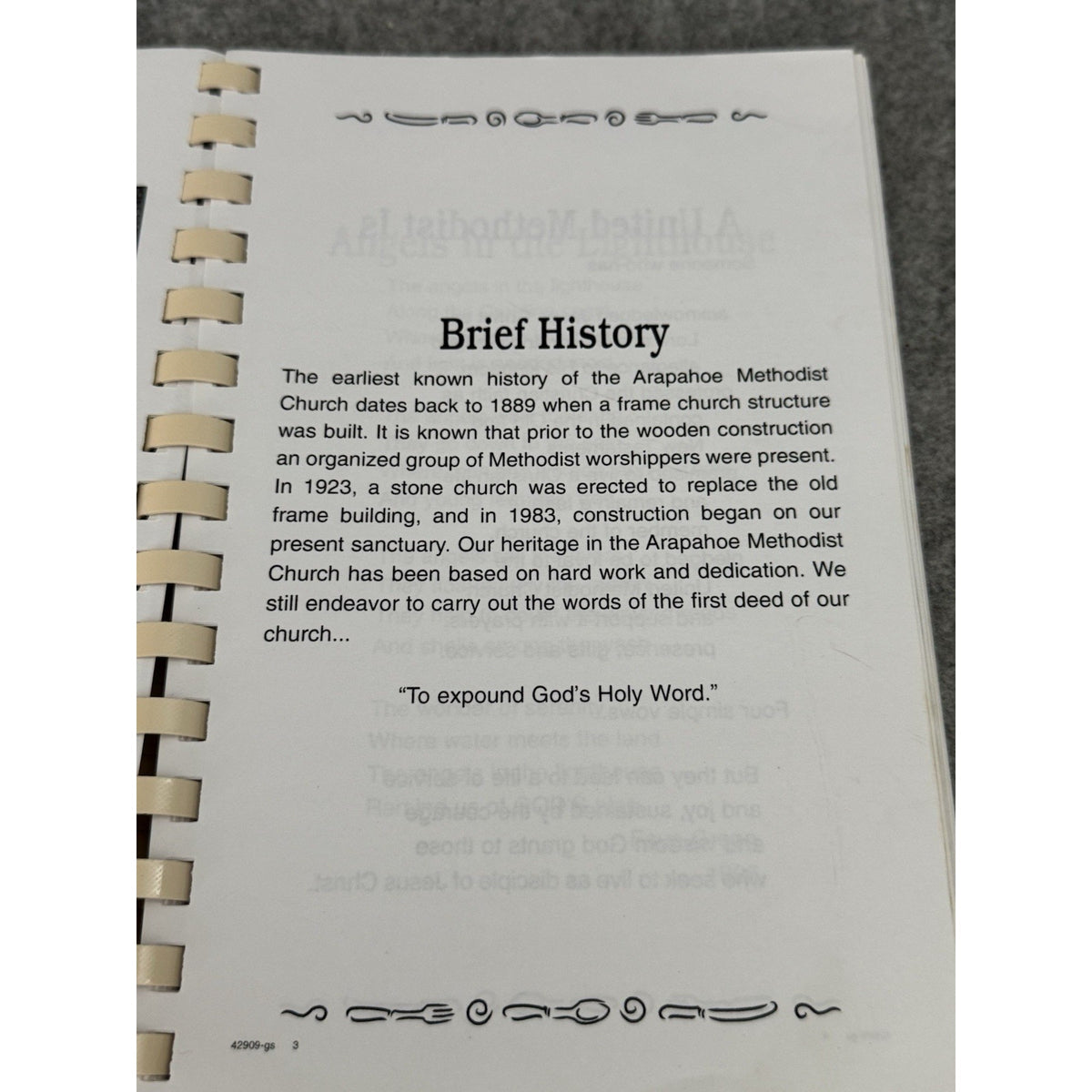 Angels in the Kitchen Cookbook 2002 Arapahoe NC Methodist Church Recipes