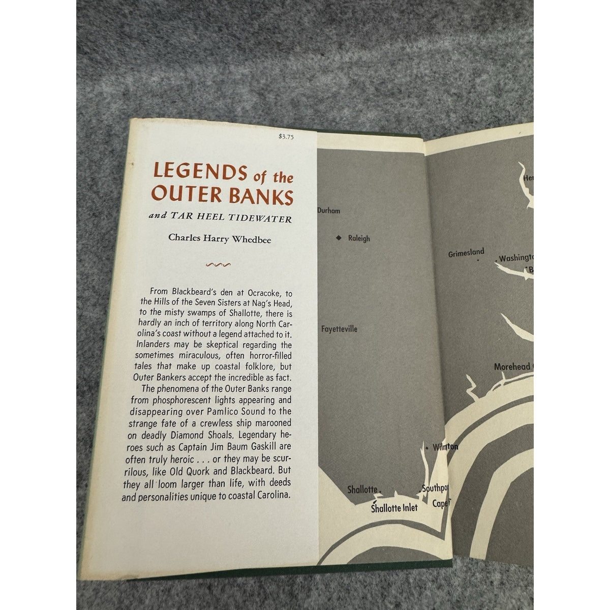 Legends of the Outer Banks & Tar Heel Tidewater 1966 Whedbee HC DJ