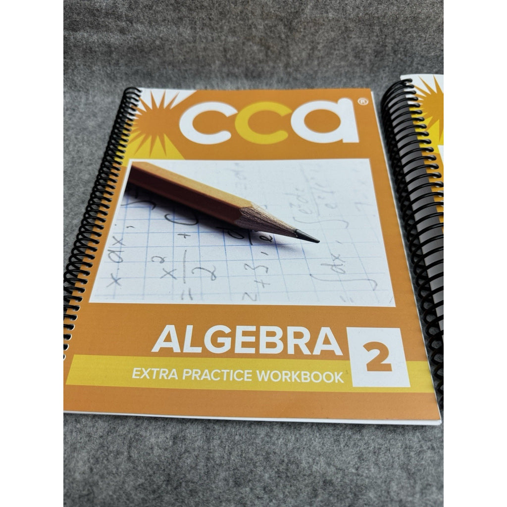 CCA Algebra 2 Workbook & Lesson Companion Set Spiral Like New