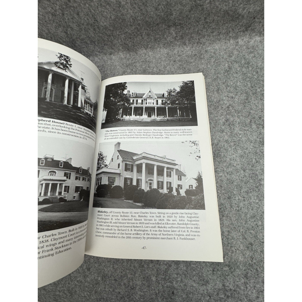 West Virginia Historic Sites Pictorial Guide 1985 Stan Cohen Pauley PB