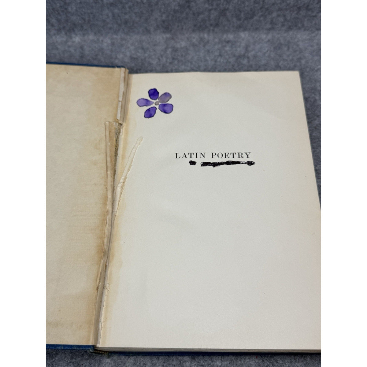Latin Poetry Carr & Wedeck 1940 Vergil Aeneid Illustrated Classical Latin HC