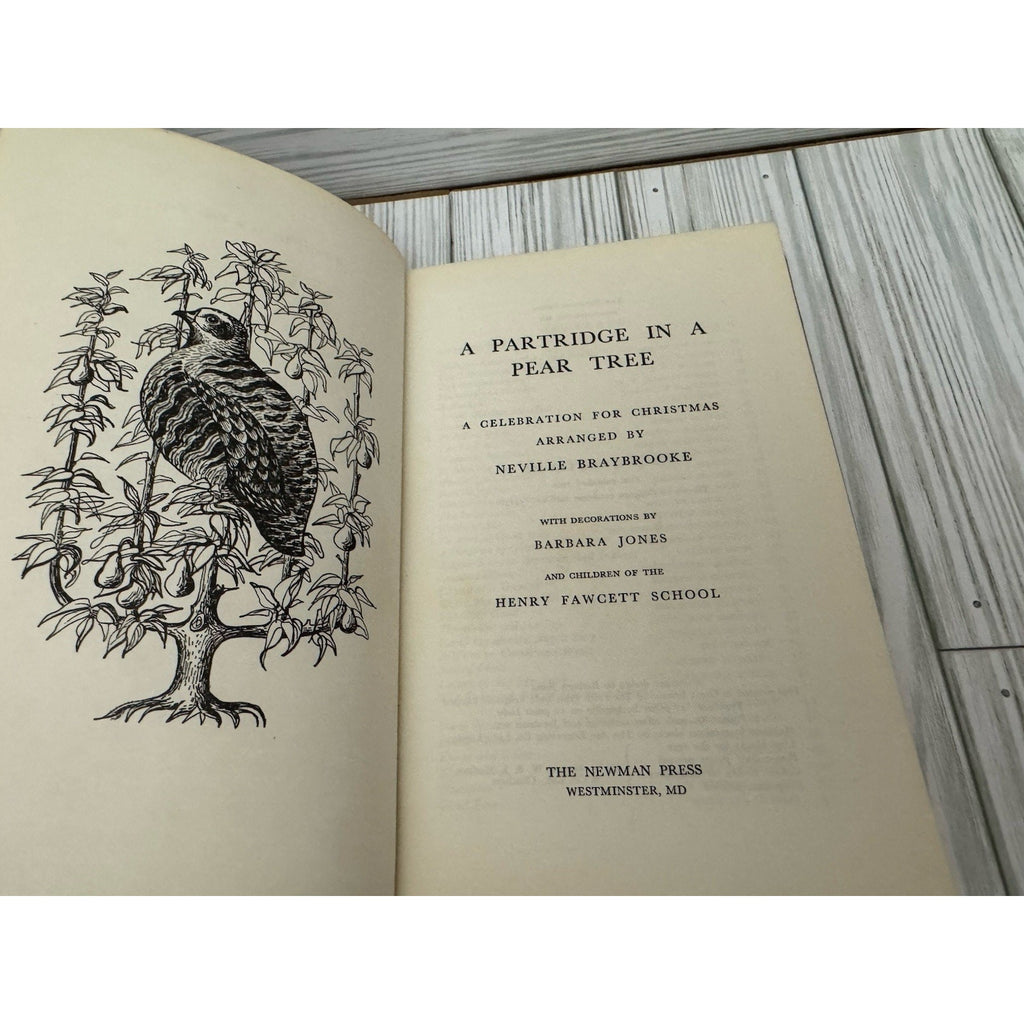 A Partridge in a Pear Tree 1960 HC Braybrooke Illustrated Xmas Book