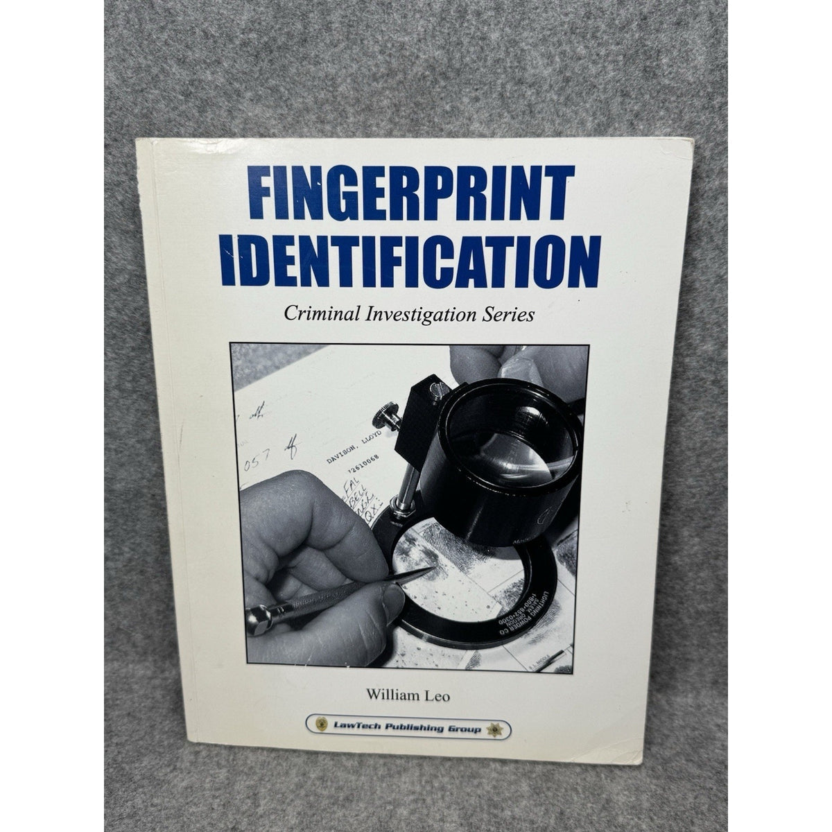 2006 Fingerprint Identification William Leo Forensic Criminal Investigation