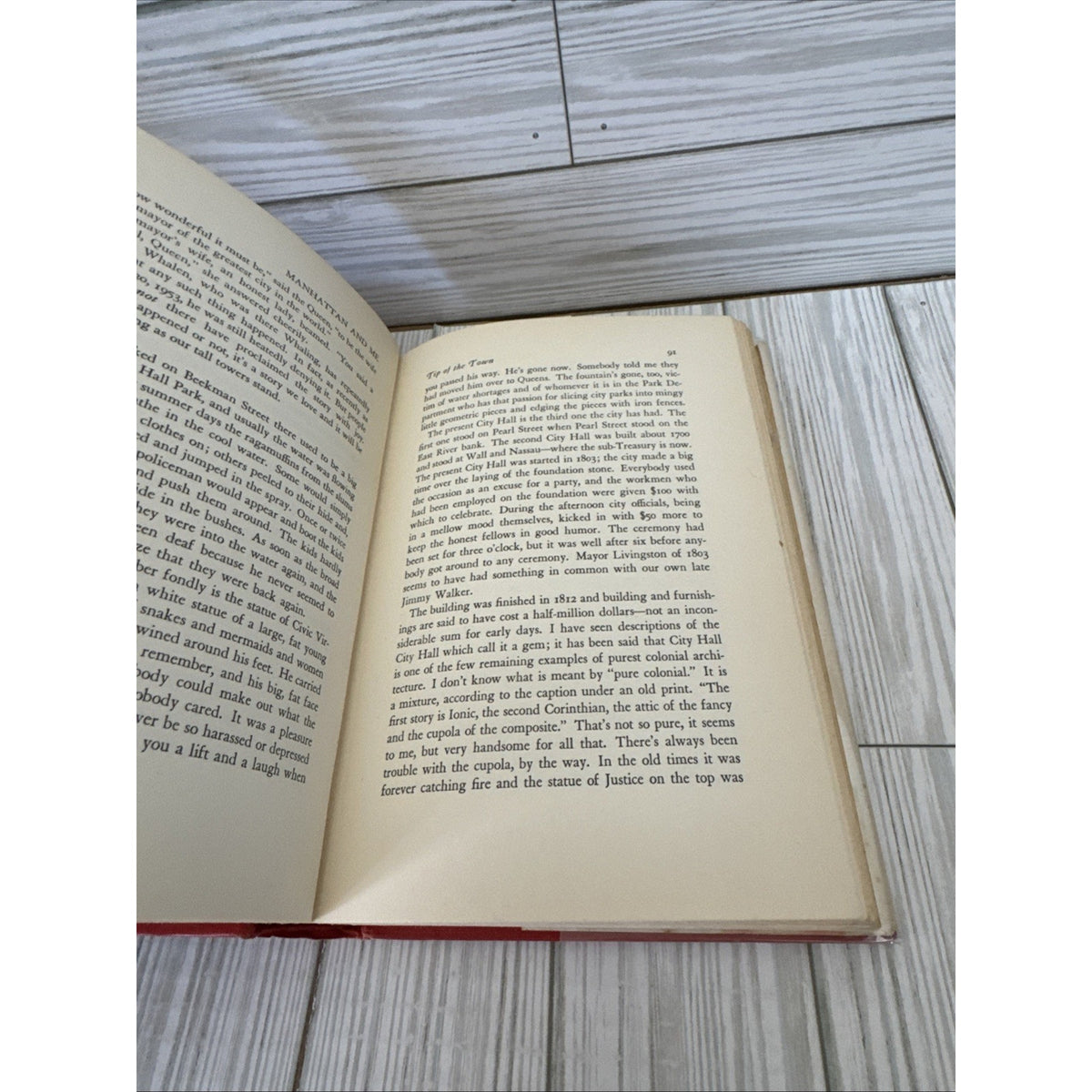 Manhattan and Me - Oriana Atkinson drawings by Hirschfeld 1954 1st Edition HC DJ