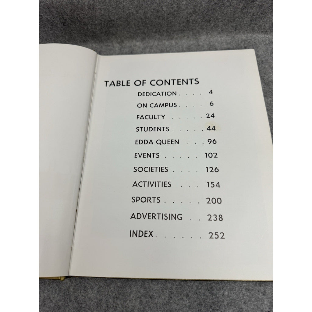 1962 Edda Augustana College Sioux Falls SD Yearbook Hardcover