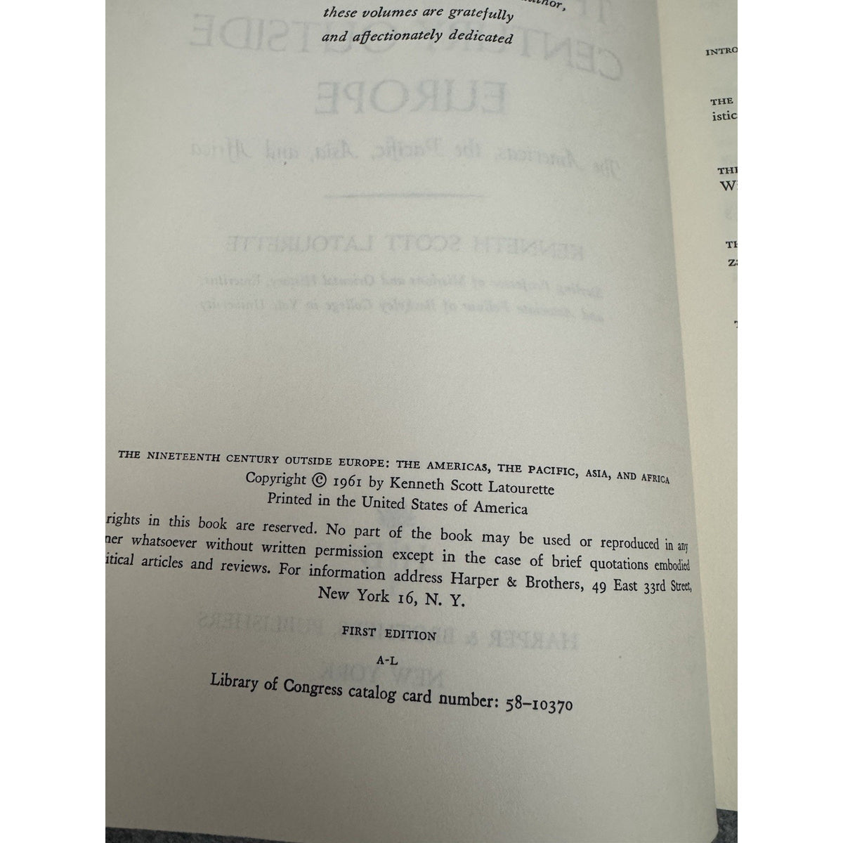 Christianity in a Revolutionary Age Vol III 1st Ed 1961 Latourette HC