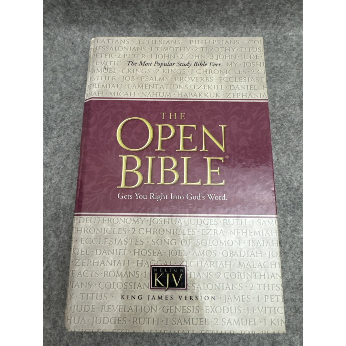 Open Bible by Thomas Nelson Publishing Staff (2006, Hardcover)