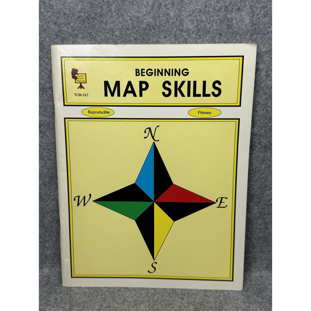 Beginning Map Skills 1990 Geography Workbook Primary Teacher Created Materials
