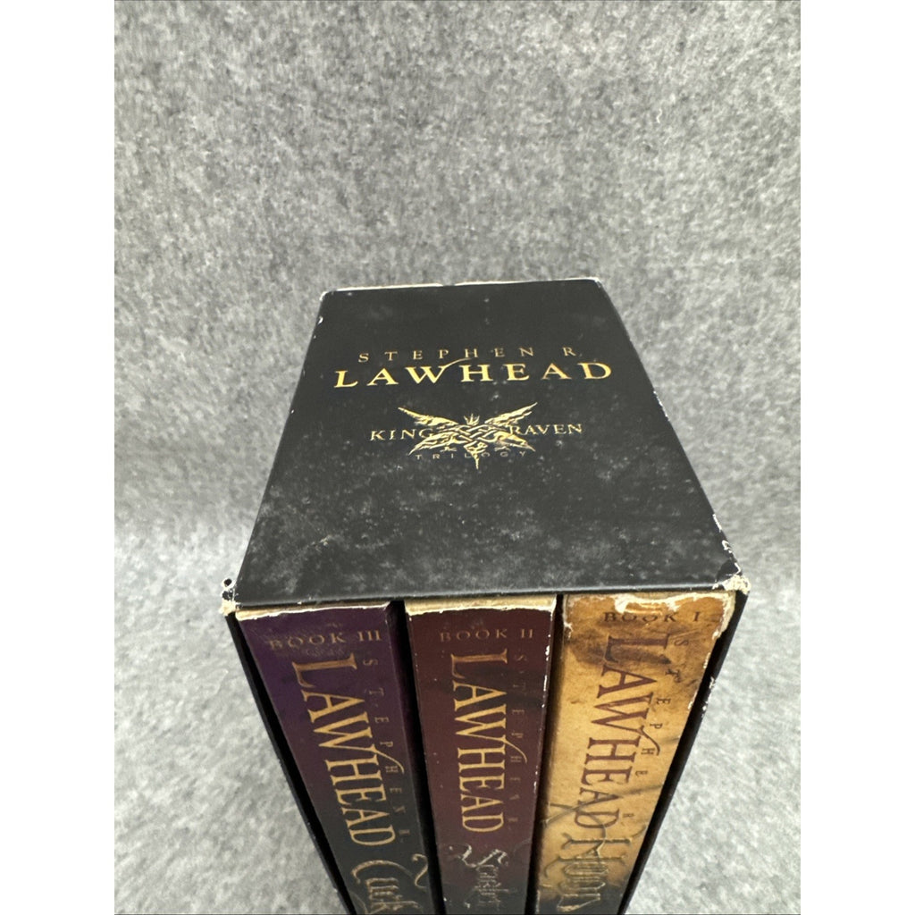 King Raven Trilogy Boxed Set : Hood, Scarlet, and Tuck by Stephen Lawhead (2009,