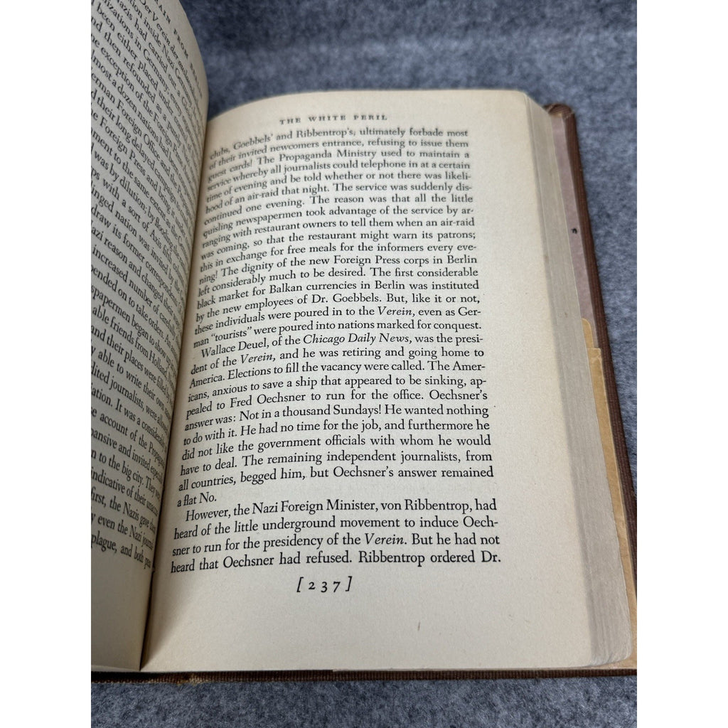 1944 Last Train from Berlin Howard K Smith WWII Nazi Germany Hardcover
