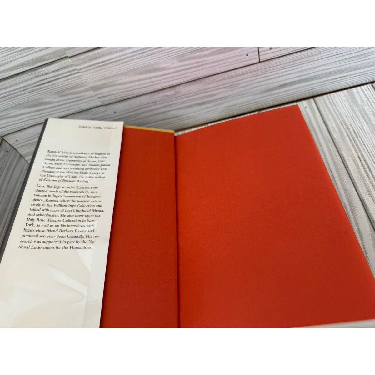 A Life of William Inge: The Strains of Triumph Hardcover by Ralph F. Voss