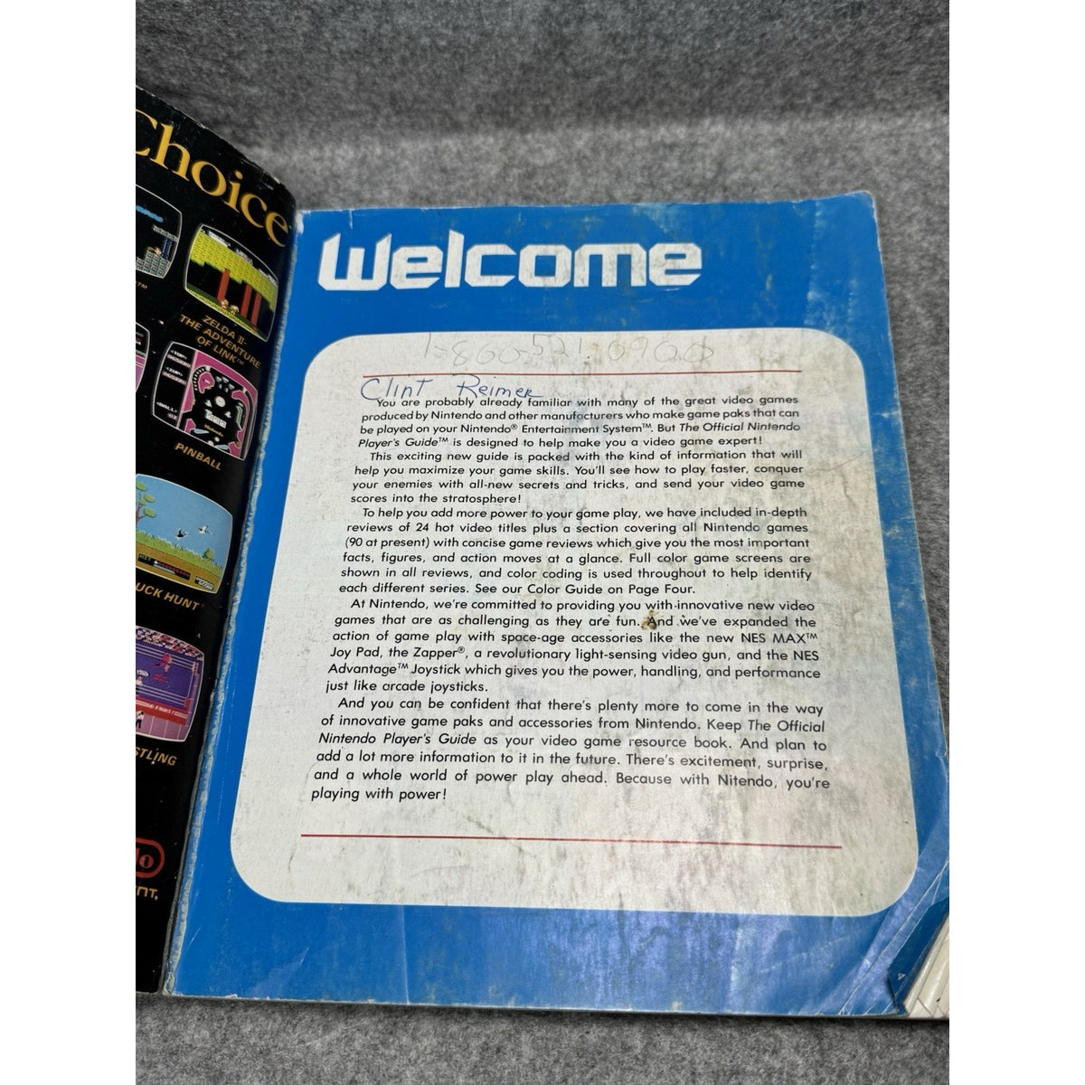1987 The Official Nintendo Player’s Guide NES Strategy Book Vintage NO STICKERS