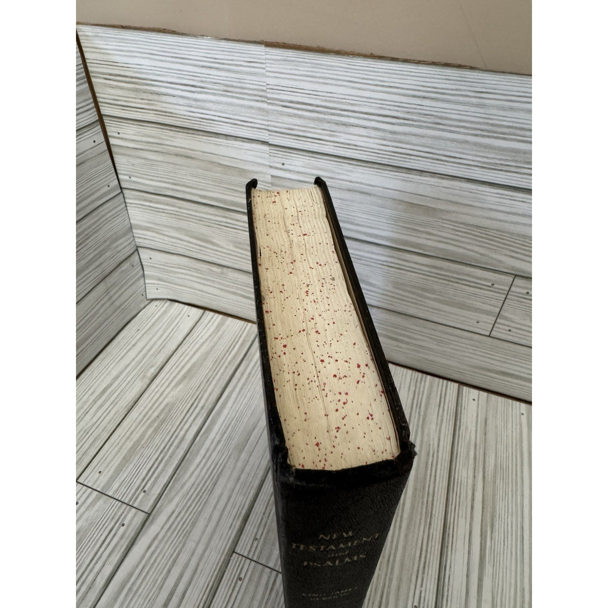 Vintage KJV New Testament & Psalms Large Print ABS Bible Black HC