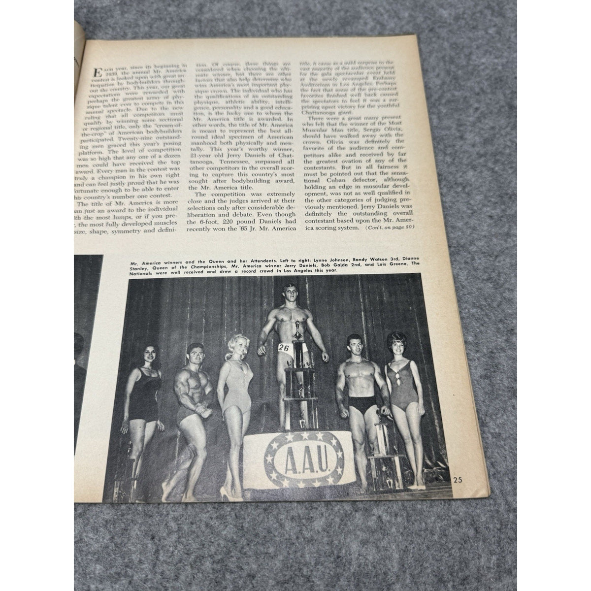 Muscular Development November 1965 Millard Williamson Bodybuilding Magazine
