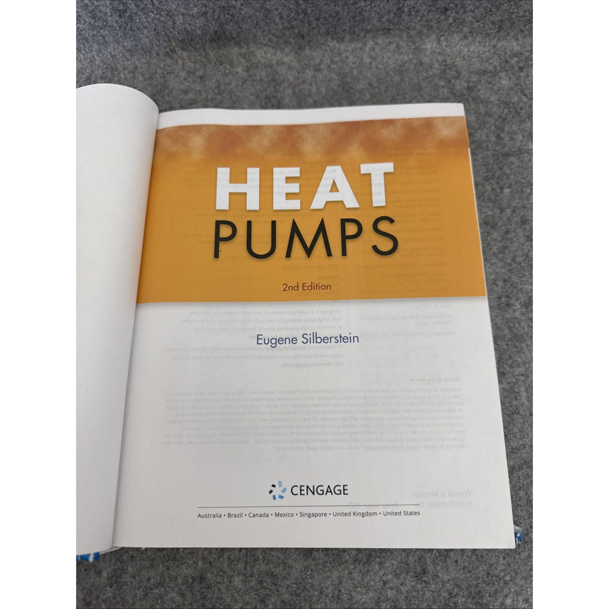 Heat Pumps by Eugene Silberstein (2015, Hardcover)
