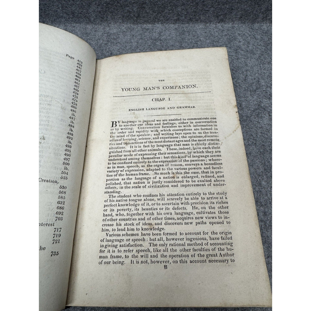 c1815 Young Man’s Companion John Dougall Leather 5 Folding Maps Engravings
