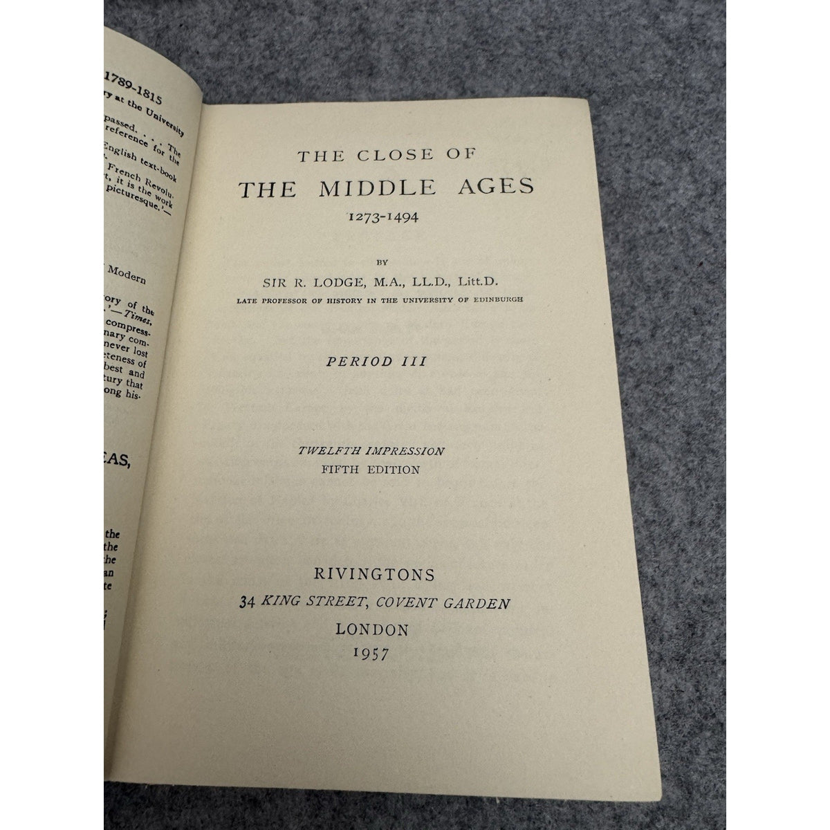 The Empire & The Papacy 918-1273 / Close Middle Ages HC History Lot 2