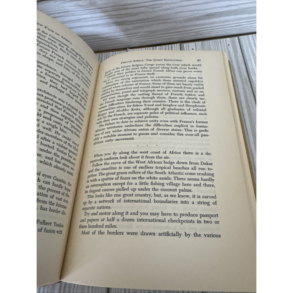 The new face of Africa south of the Sahara Hughes HC 1961 1st Ed