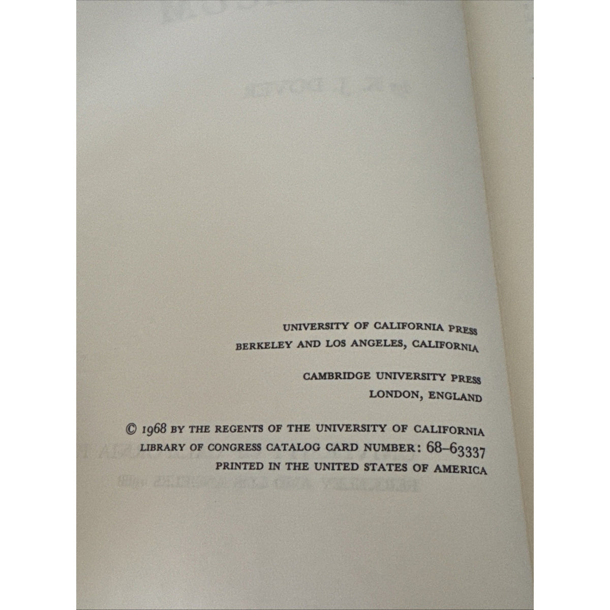 Lysias & the Corpus Lysiacum K.J. Dover 1968 Sather Classical Lectures Vol 39