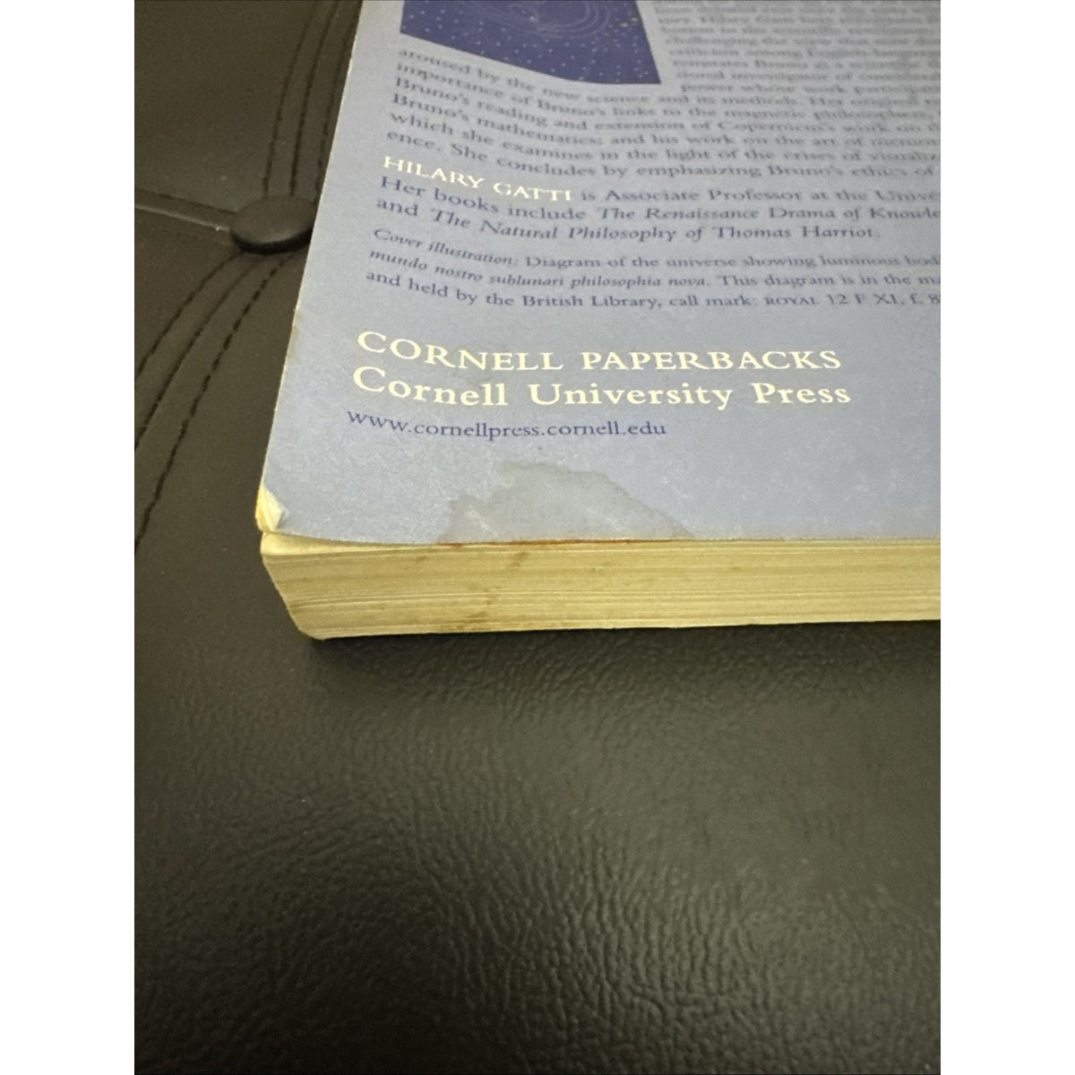 Giordano Bruno and Renaissance Science, Gatti, Hilary, 9780801487859