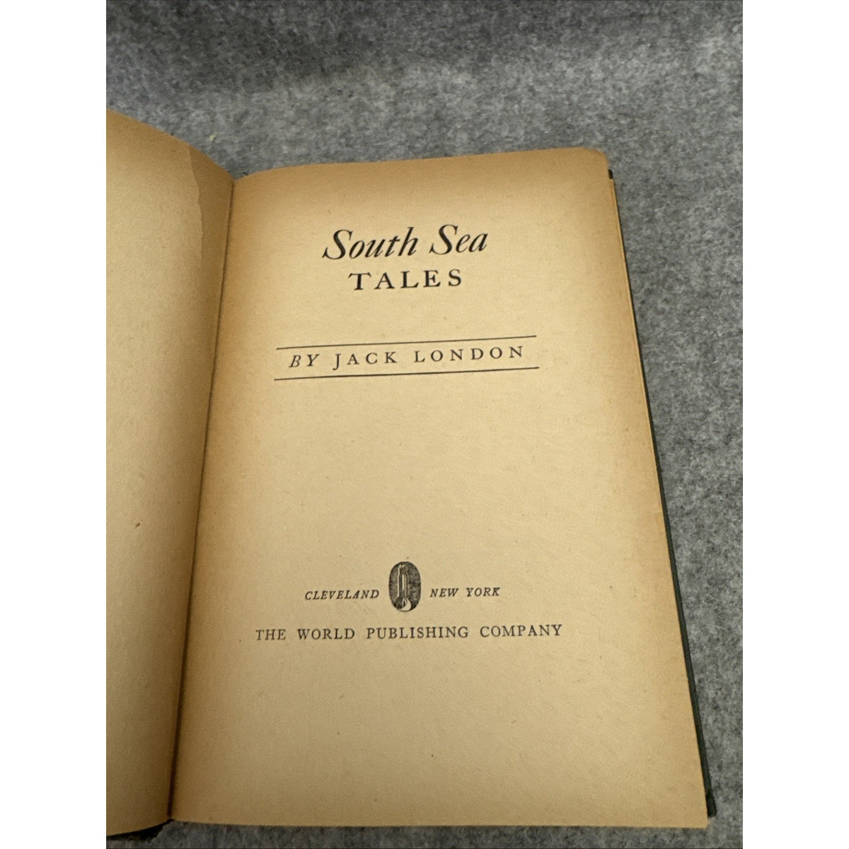 South Sea Tales, Jack London, 1946, Hardbound