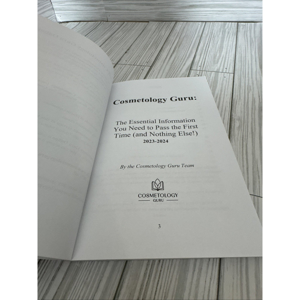 cosmetology Guru The Essential Information You Need To Pass The Exam Book