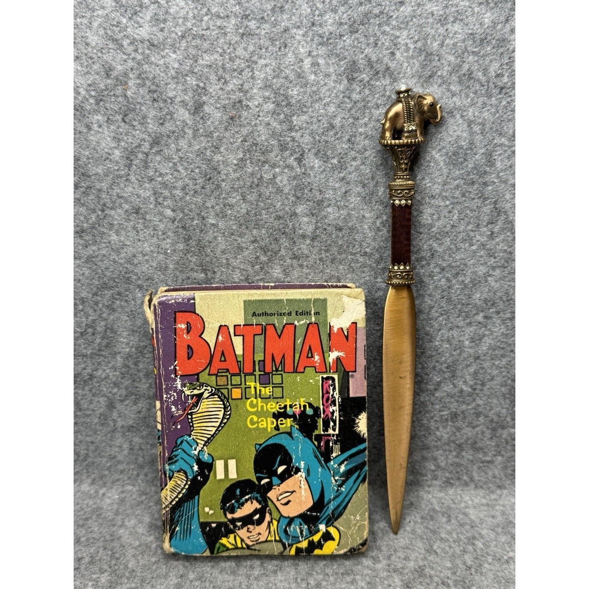 1969 Batman & Robin The Cheetah Caper Whitman Big Little Book Illustrated