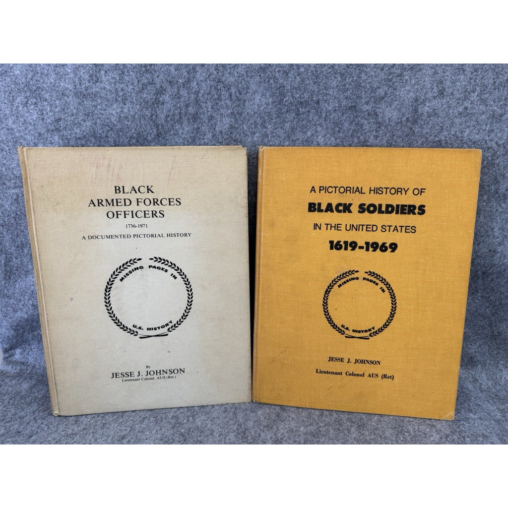 Black Soldiers & Armed Forces Officers History HC Lot Jesse Johnson
