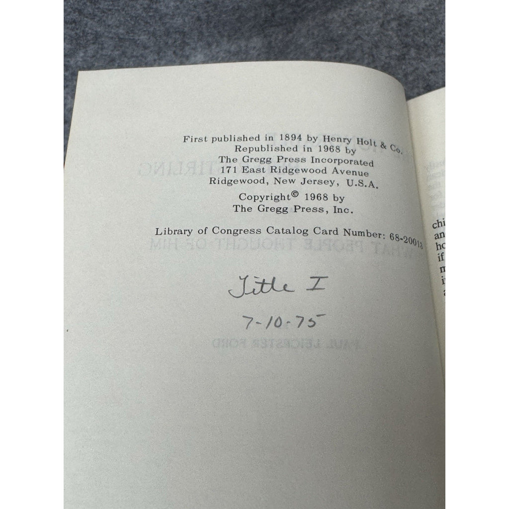 The Honorable Peter Stirling Paul Leicester Ford 1968 Gregg Press Hardcover