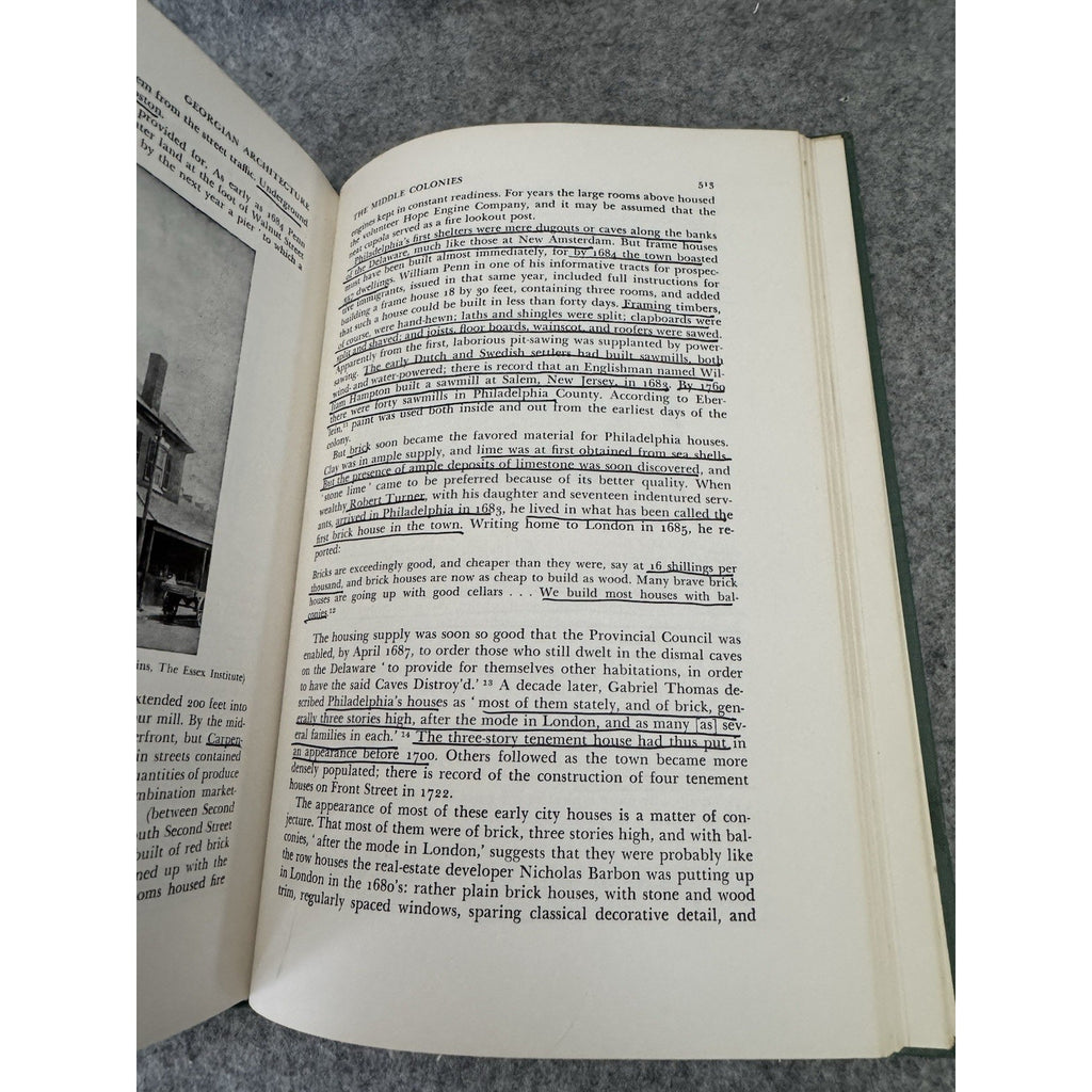 Early American Architecture Hugh Morrison 1966 HC Oxford Colonial History