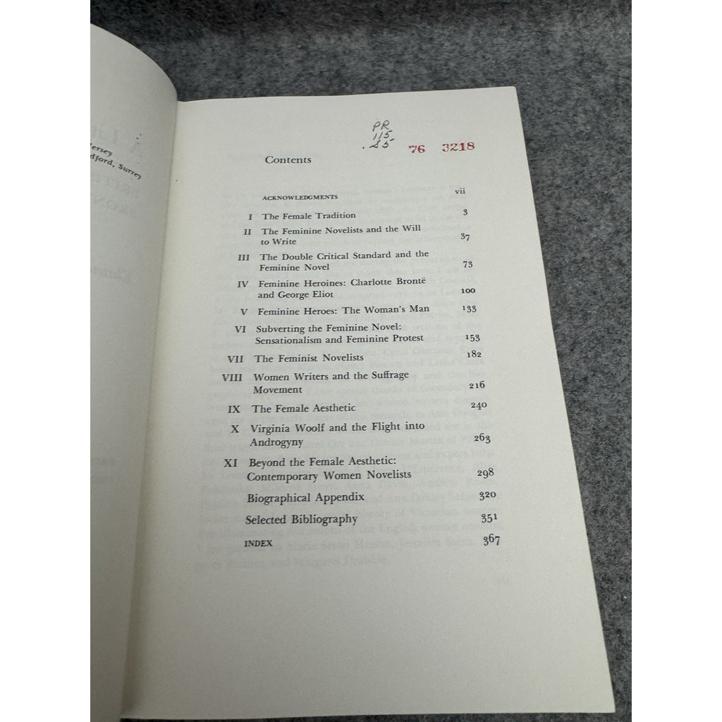 A Literature of Their Own British Women Novelists Bronte to Lessing 1977
