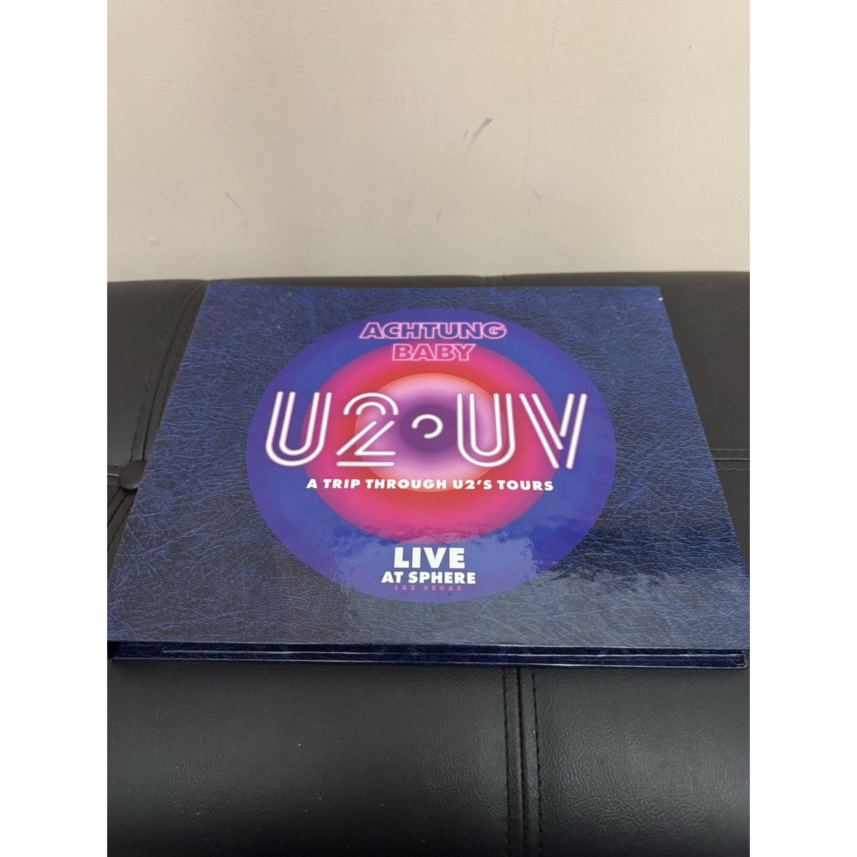 U2 UV Achtung Baby Live Sphere VIP Box Medallion COA #16359