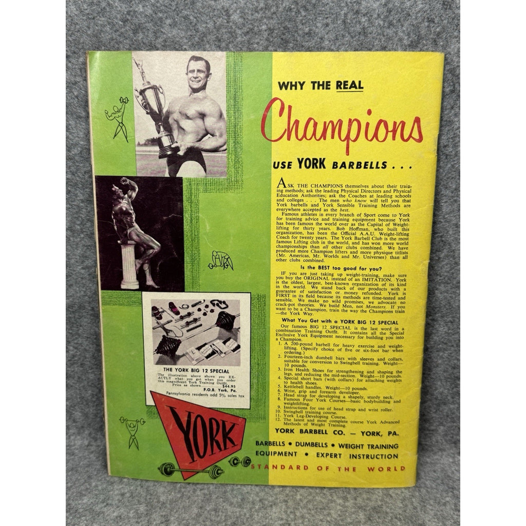 Muscular Development December 1965 John Corvello Bodybuilding Magazine