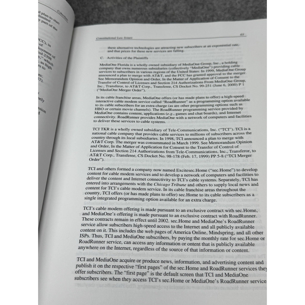 Cyberlaw Legal Principles of Emerging Technologies 2005 Helewitz First Edition