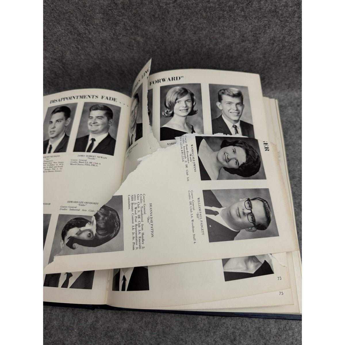 1966 Woodbine James Wood High School Winchester VA Yearbook Annual