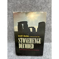 STONEHENGE DECODED Gerald Hawkins Vintage 1965 HB DJ