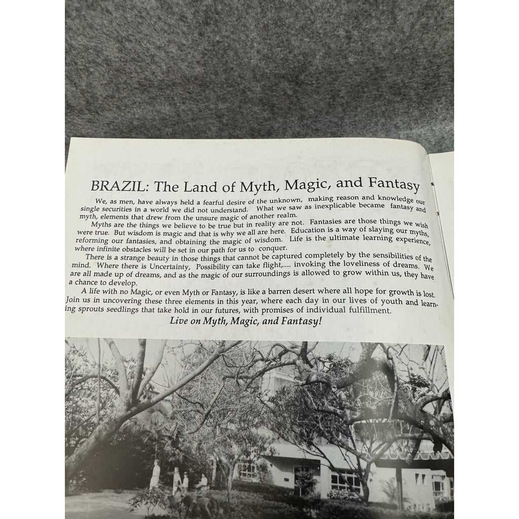 Aquila 92 Yearbook São Paulo Brazil Land of Myth Magic Fantasy HC