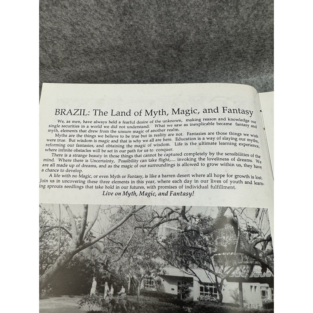 Aquila 92 Yearbook São Paulo Brazil Land of Myth Magic Fantasy HC