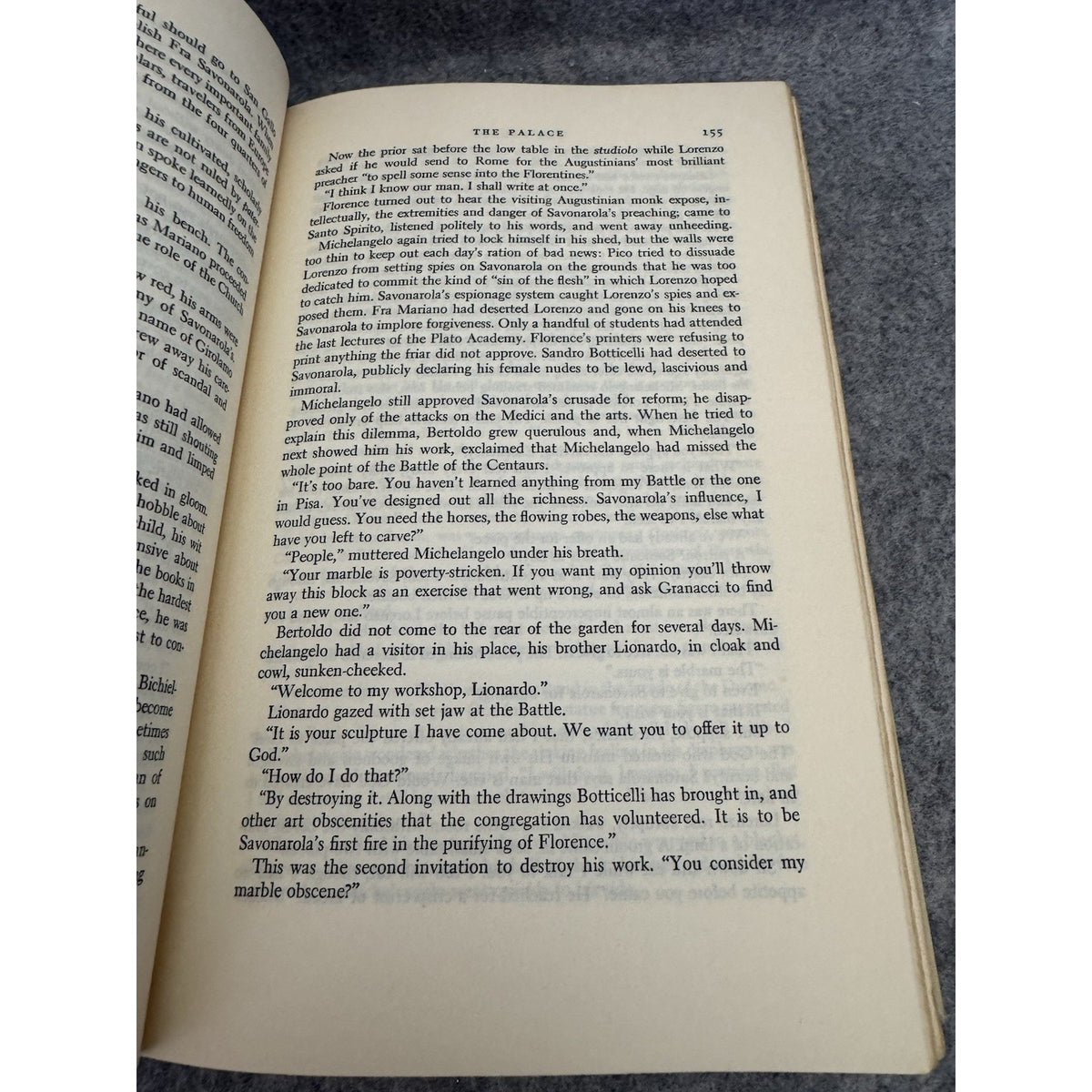 1961 The Agony and the Ecstasy Irving Stone HC Michelangelo Novel