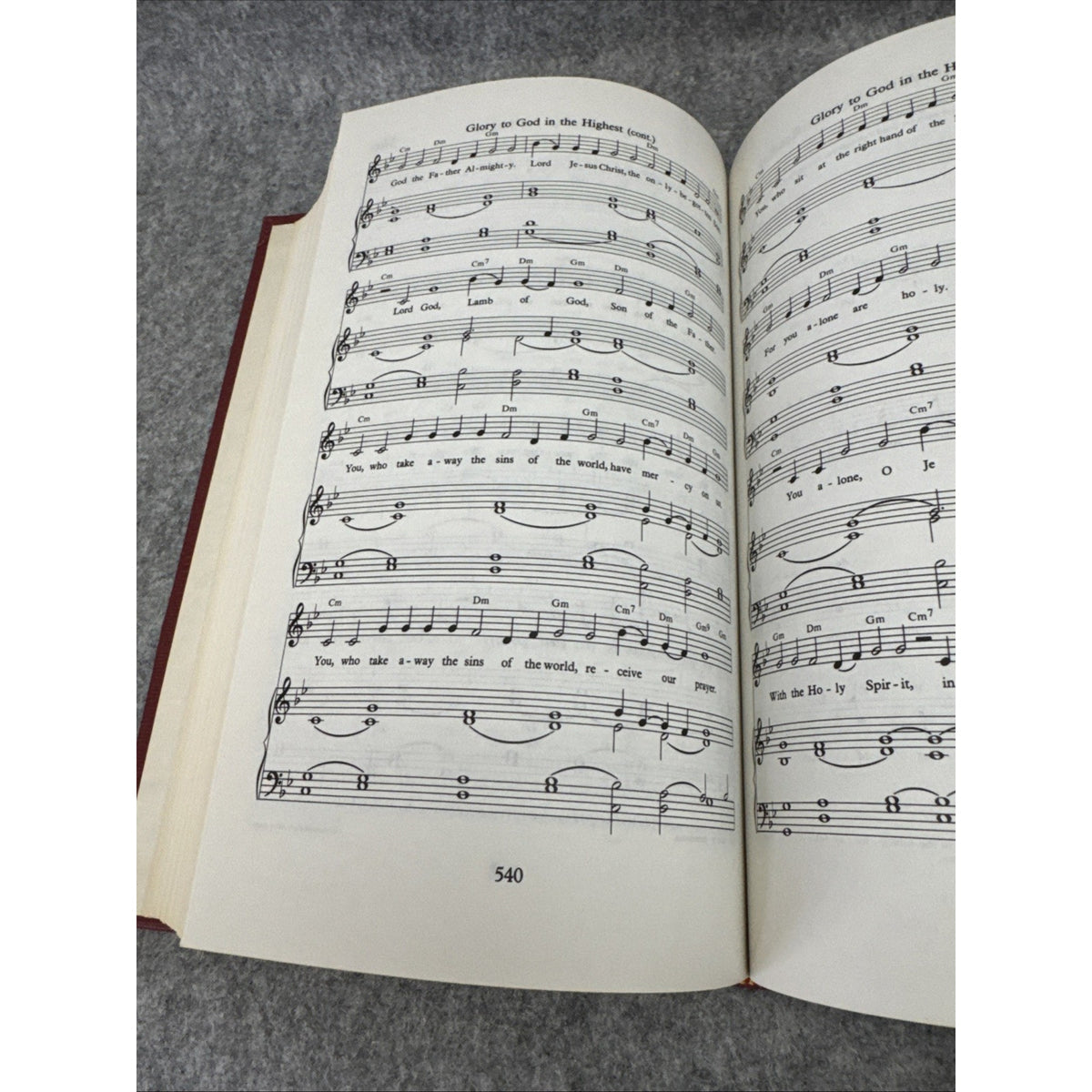Book of Worship for United States Forces 1974 US Gov Hymnal HC
