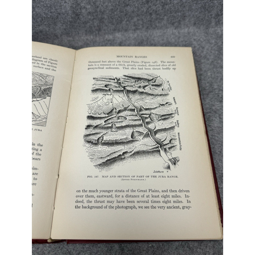 1926 Our Mobile Earth Reginald Daly First Edition Illustrated Geology Volcanoes