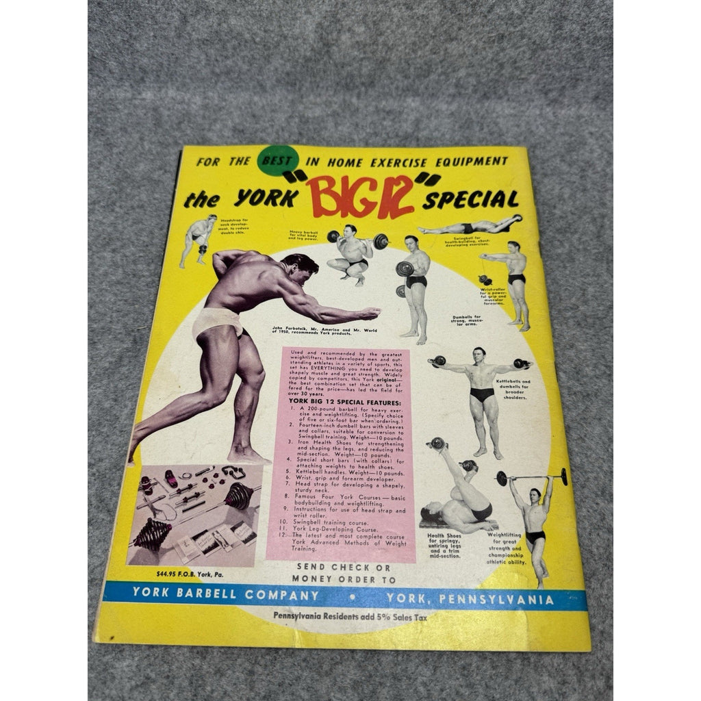 Muscular Development Jan 1966 Dennis Tinerino Reg Park Bodybuilding Magazine