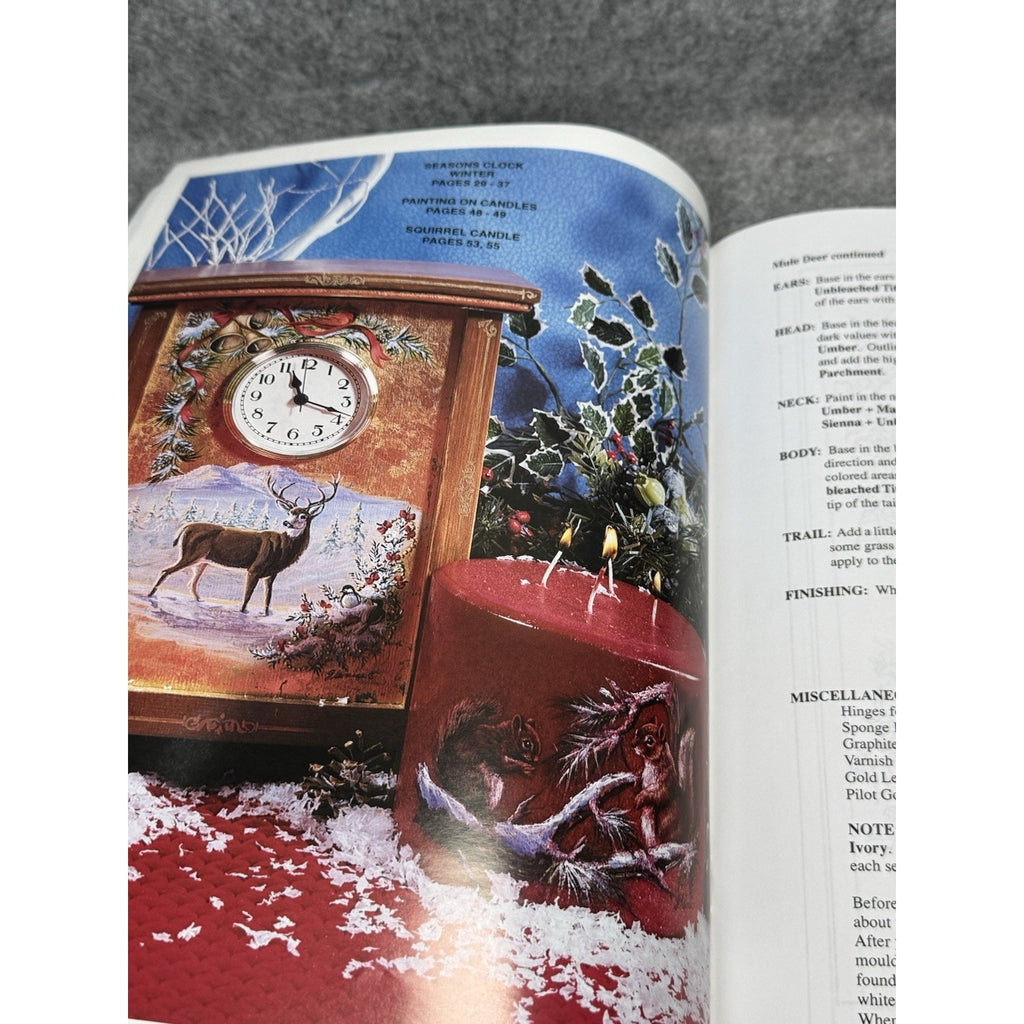 Bitterroot Backroads 7 Glenice Moore 2002 Wildlife Tole Painting Patterns Book