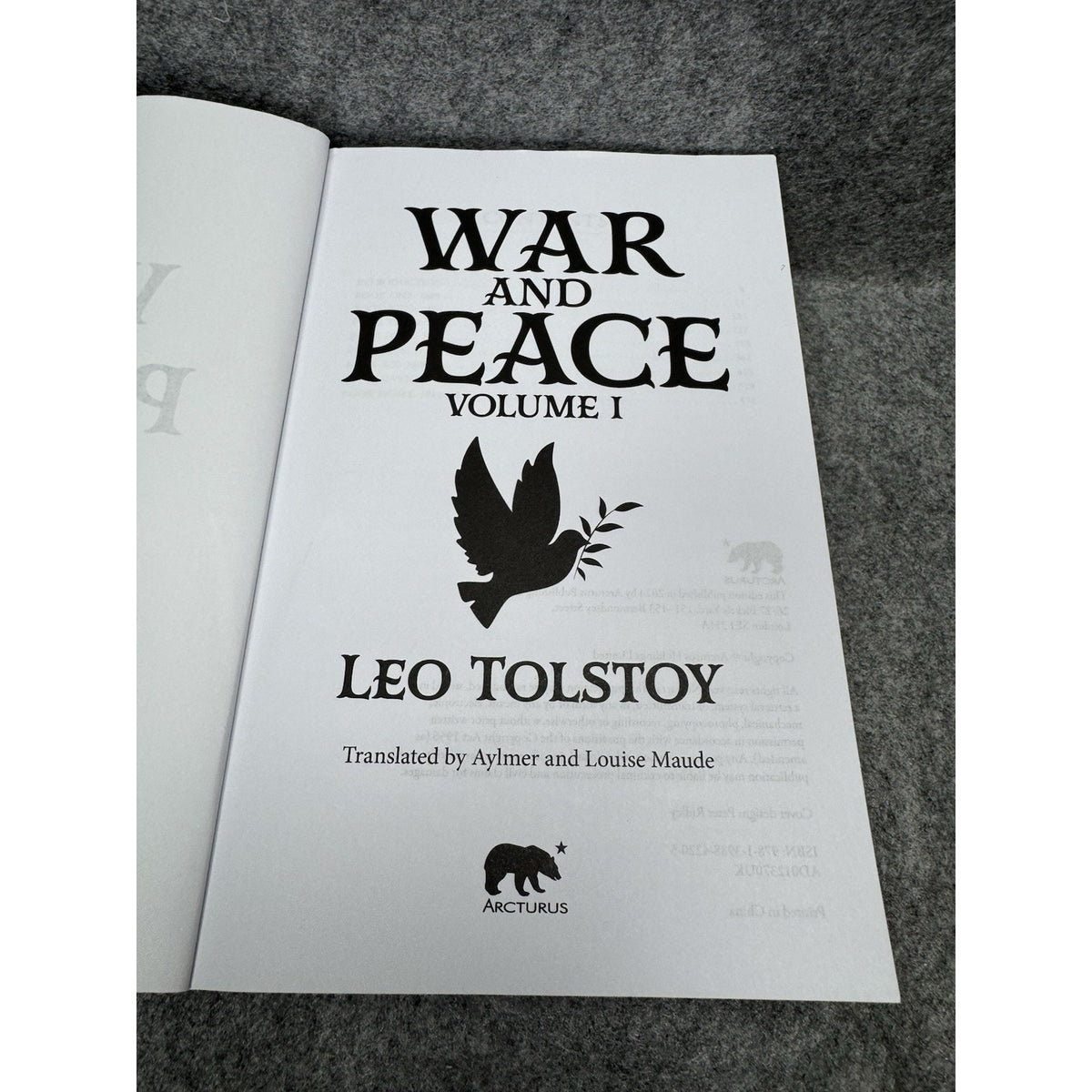2024 War and Peace Leo Tolstoy Volumes 1 & 2 Two-Book Paperback Set