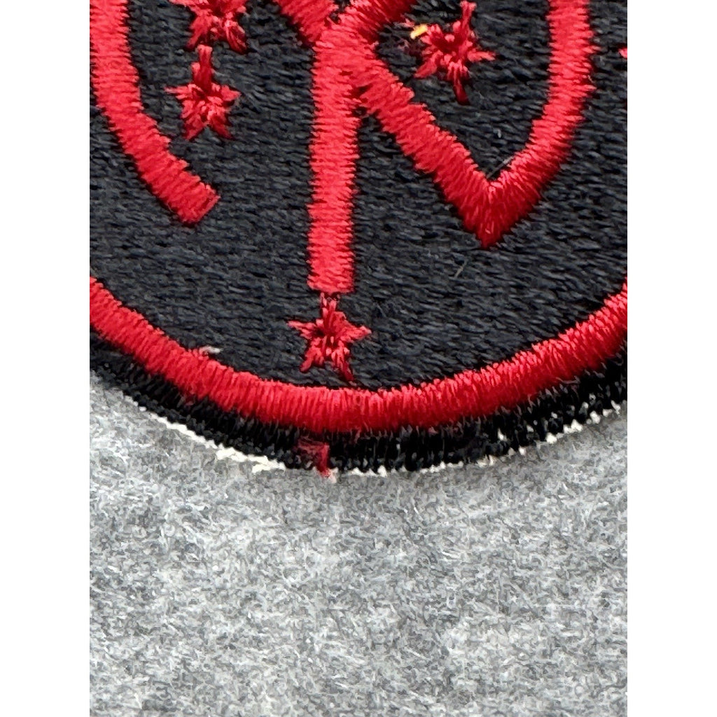 Vintage US Army 27th Infantry Division Patch New York Cut Edge White Back