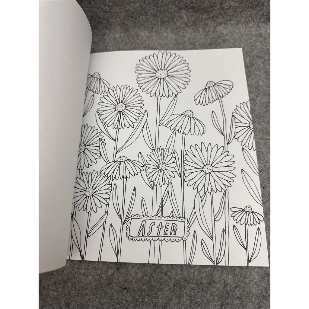 Just Add Color: Wildflowers 30 Original Illustrations to Color, Customize, and