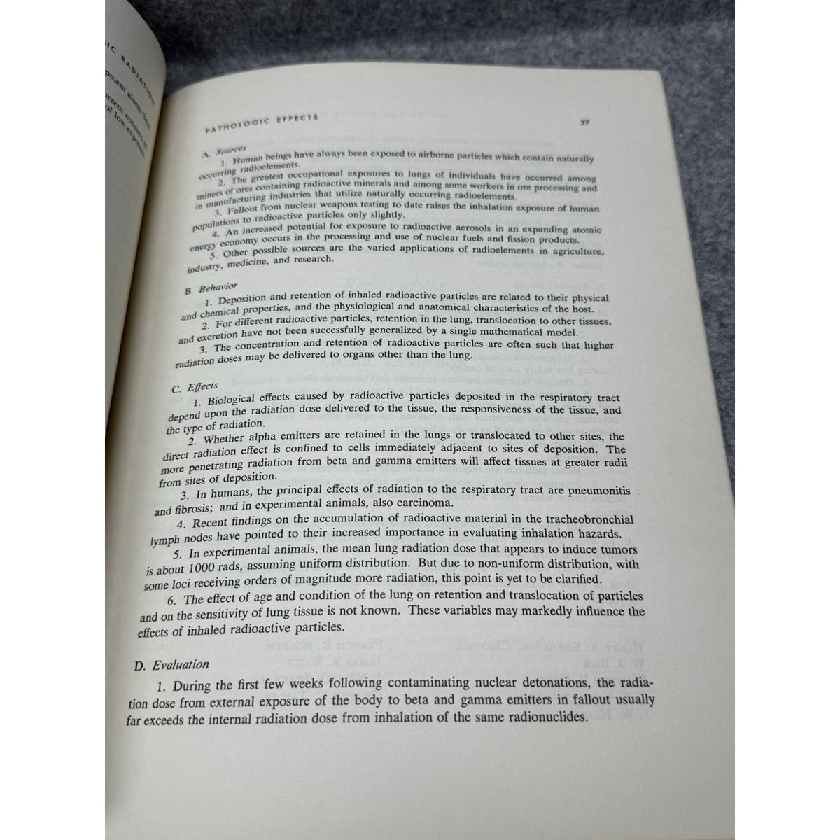 1960 Biological Effects Atomic Radiation Nuclear Fallout Genetics NAS Report
