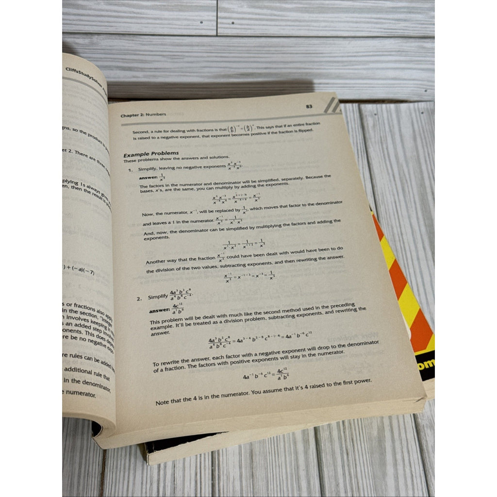 algebra 1 & 2 cliffsstudysolver