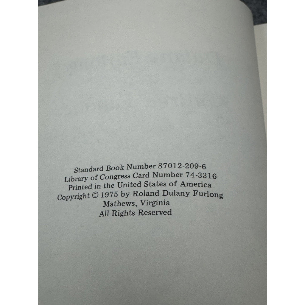 Dulany-Furlong and Kindred Families 1975 Genealogy Family History Hardcover
