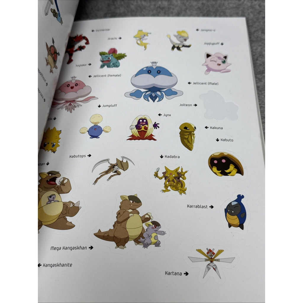 Pokémon Epic Sticker Collection: from Kanto to Alola by Pikachu Pikachu Press...